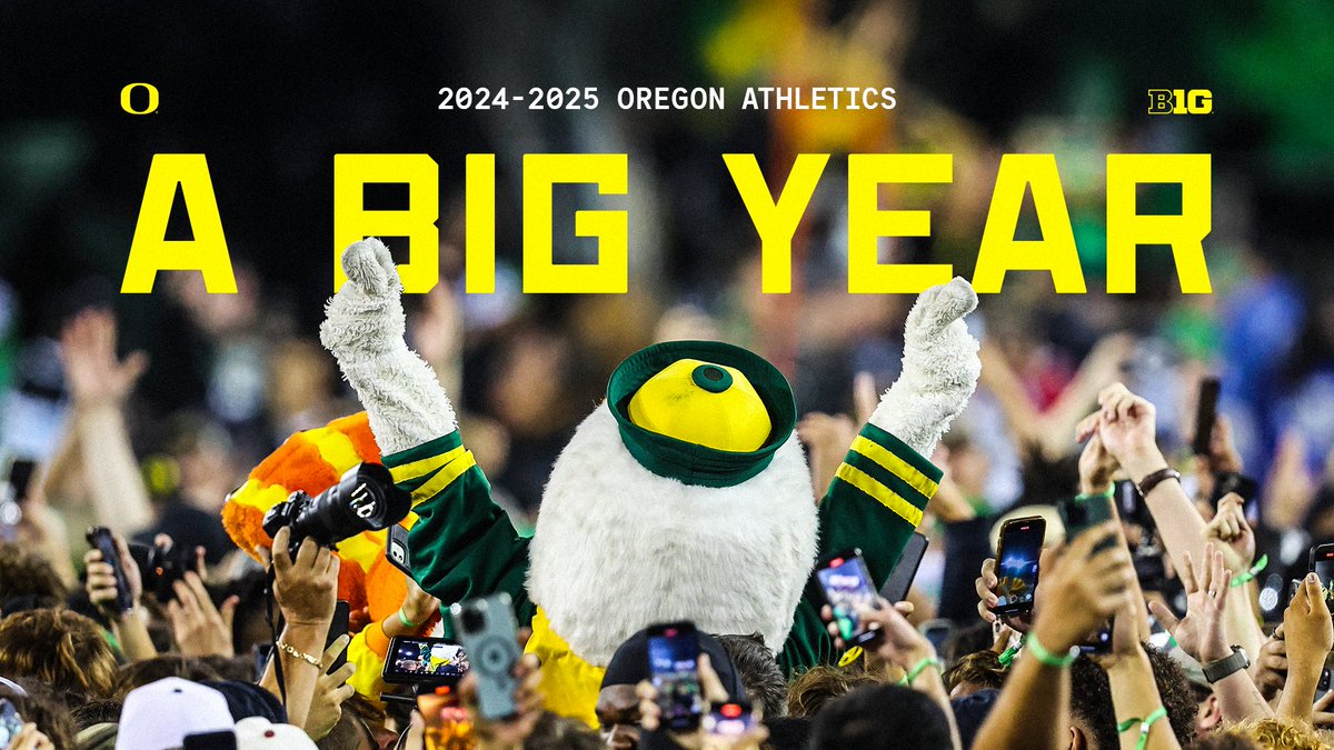 A Big Year. The Oregon Ducks finish the athletic year with our highest finish in the Learfield Directors' Cup in eight years (2016-17). #GoDucks
