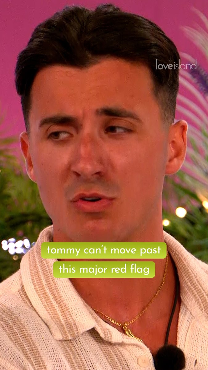 An eye roll a day pushes Tommy further away… 👀 #LoveIsland