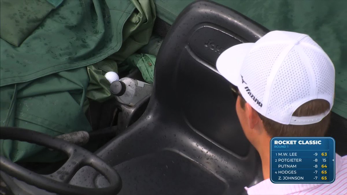 Not the place Ben Griffin was hoping his ball would land with this shot 🏌️