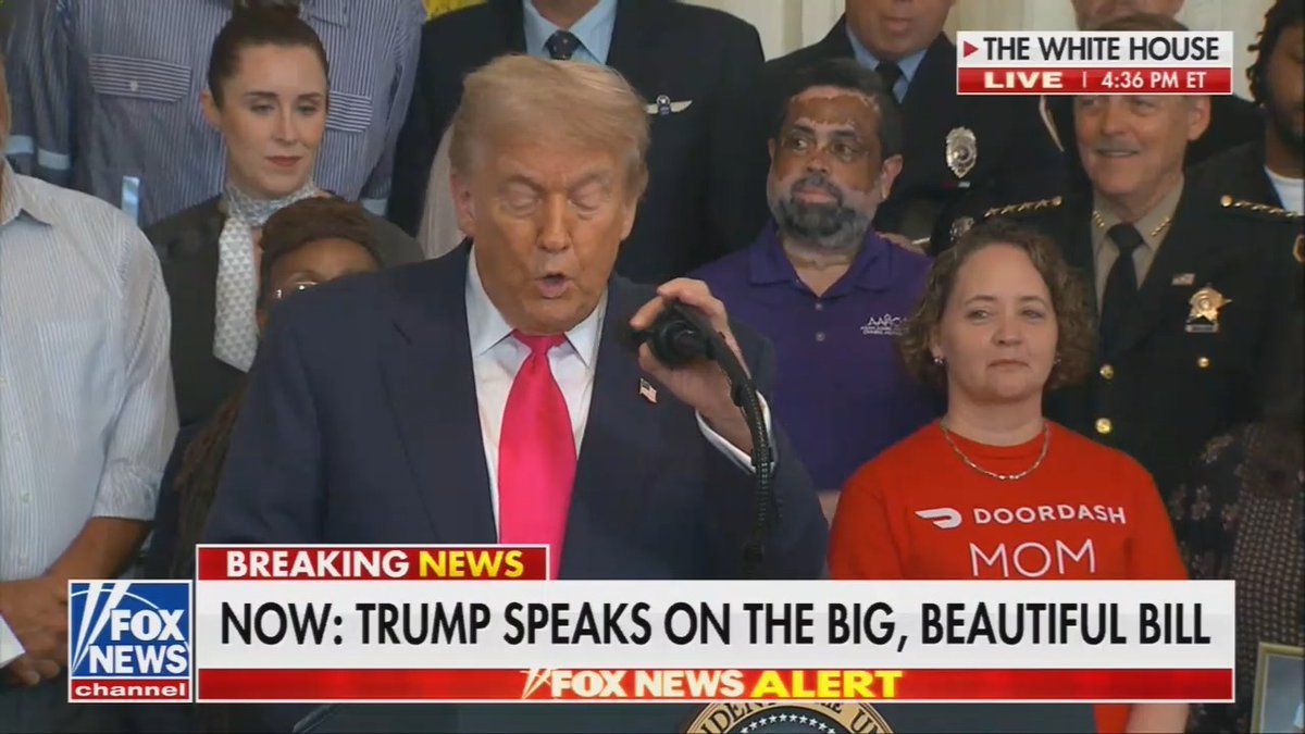 Trump: A 23 year old electro... uhhlineman. He loves, he lives the... loves being an electrician, but in this case the lineman, and these are guys that take big risk