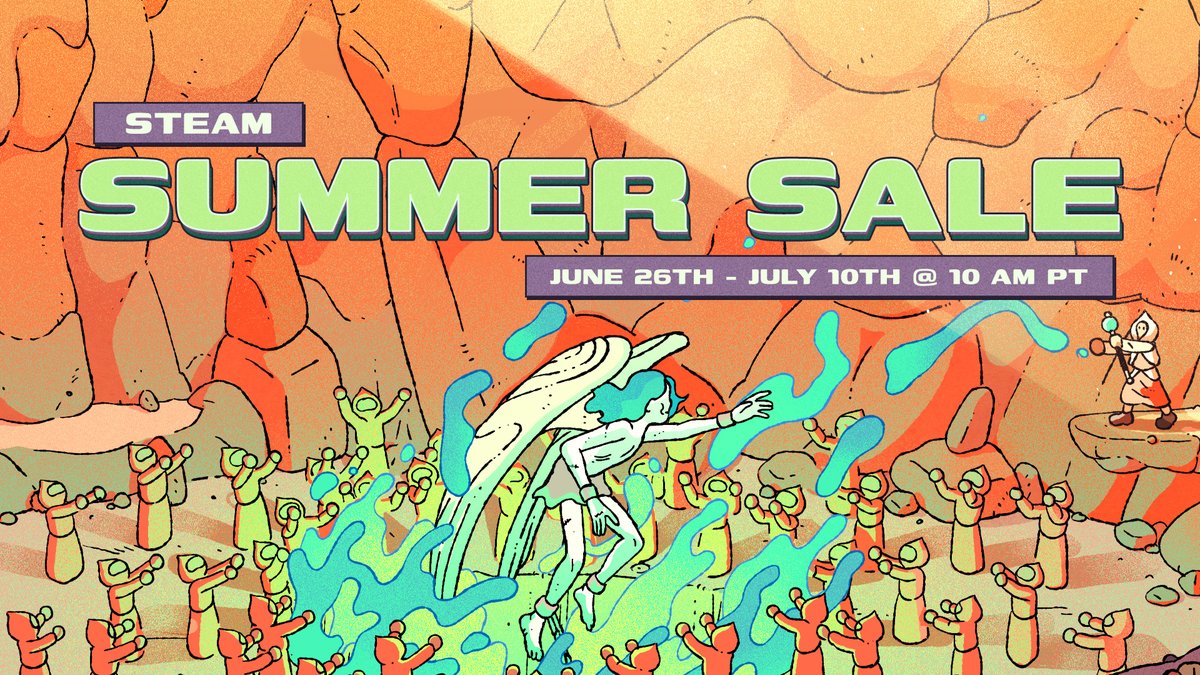 Steam's Summer Sale is here! And we've got perhaps one of our best trailers yet - check it (and thousands of deals) out. Get some shopping in, grab your Discovery Queue stickers, maybe craft a few badges - just do it before the sale ends on July 10th!