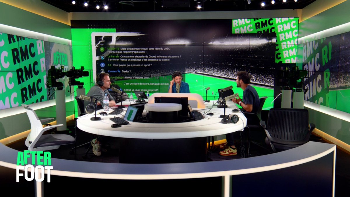 Giroud à Lille, une bonne idée ? 🗣️ Félix Rouah : "La saison dernière, Lille manquait parfois de personnalité en attaque. Dans cette optique, pourquoi pas." #RMCLive