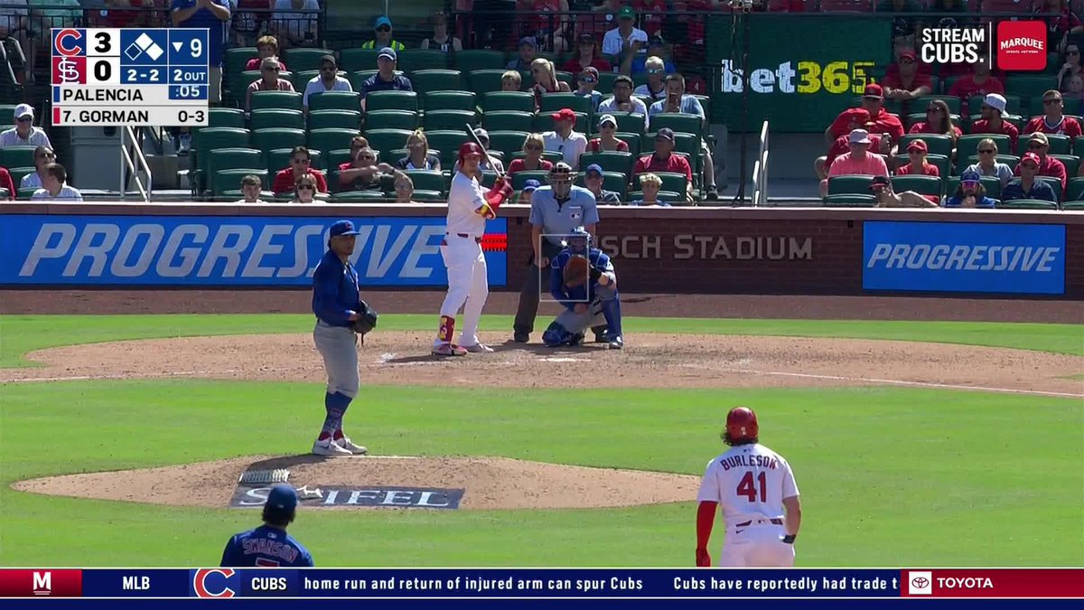 Benches cleared after the final out of Cubs-Cardinals 😳 (via Marquee Sports Network)