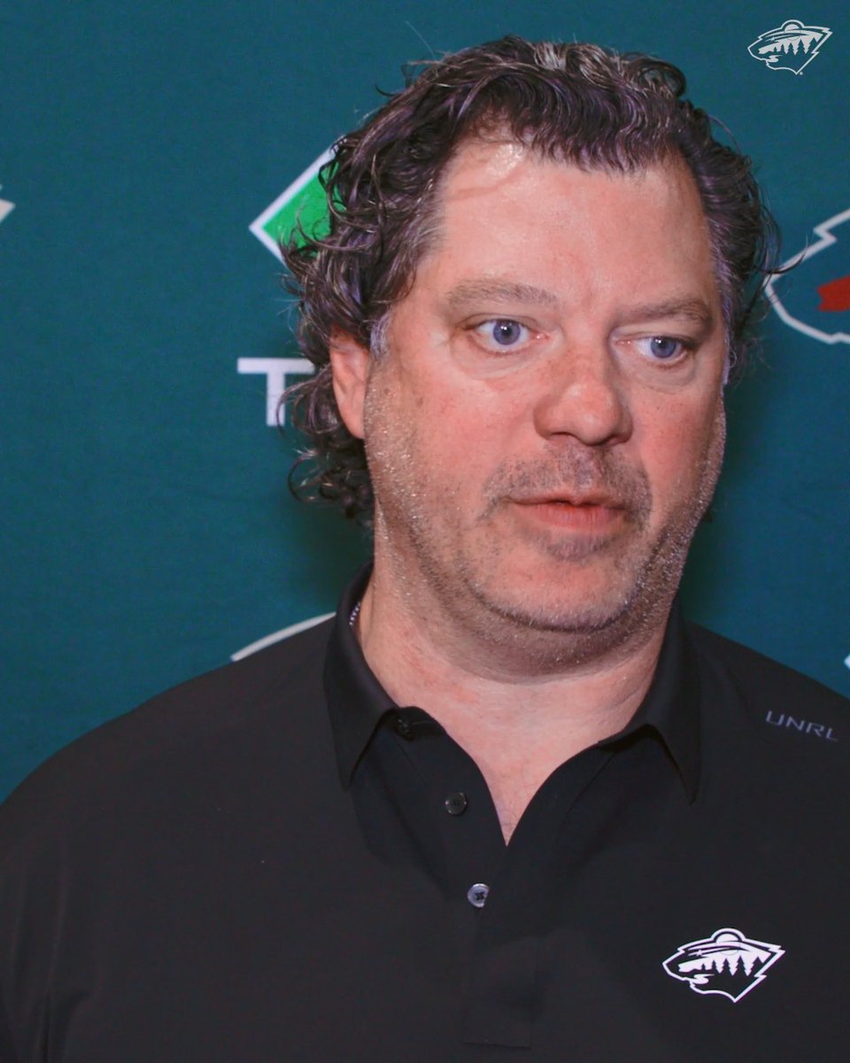 Bill Guerin on the rationale behind the Gaudreau trade. 🗣️ "Freddy is an A+ human being. He's a good guy, it was a tough call to make" #mnwild