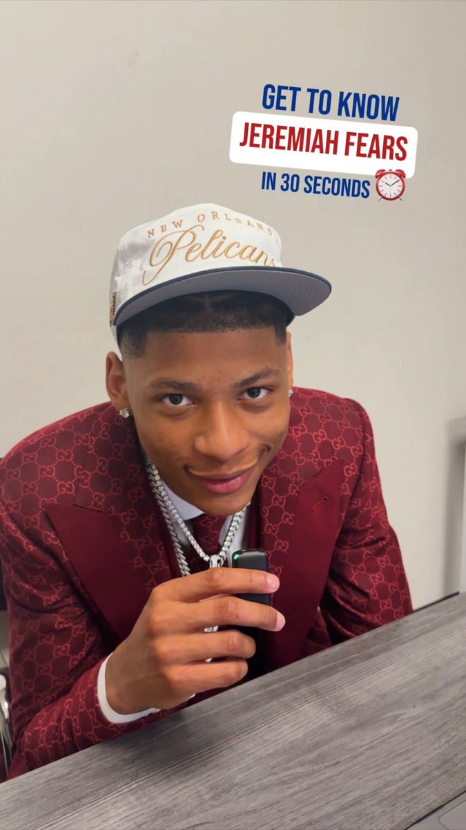 get to know our newest Pelican, Jeremiah Fears 🫡 Oklahoma Basketball | Jeremiah Fears
