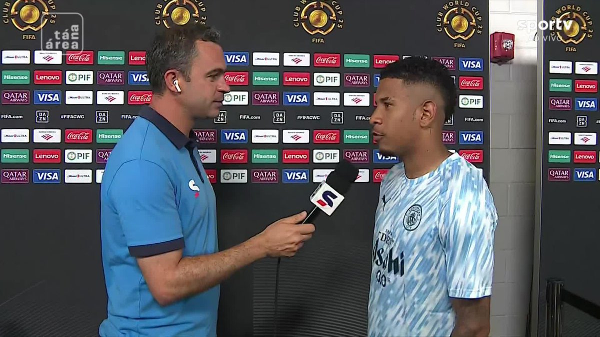 Savinho, após Juventus 2 x 5 Manchester City: "Pressionamos, a Juventus não conseguiu jogar. Com o talento que a gente tem e fazendo o que ele (Guardiola) manda, a gente sobressai" #copadomundodeclubes