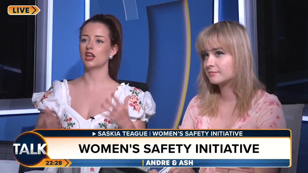"We need mass deportations now." Saskia Teague from the Women's Safety Initiative says "mass immigration" is the biggest issue facing women today. André Walker Ash Sas Jess