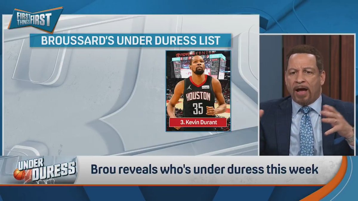 .Chris Broussard delivers some pure motivation and inspiration to KD in this week’s BUD List 👀 “You have a great opportunity here. I called it, essentially, a no-lose situation… You’ll be set and I don’t think you have to win a championship, but imagine if you do.”