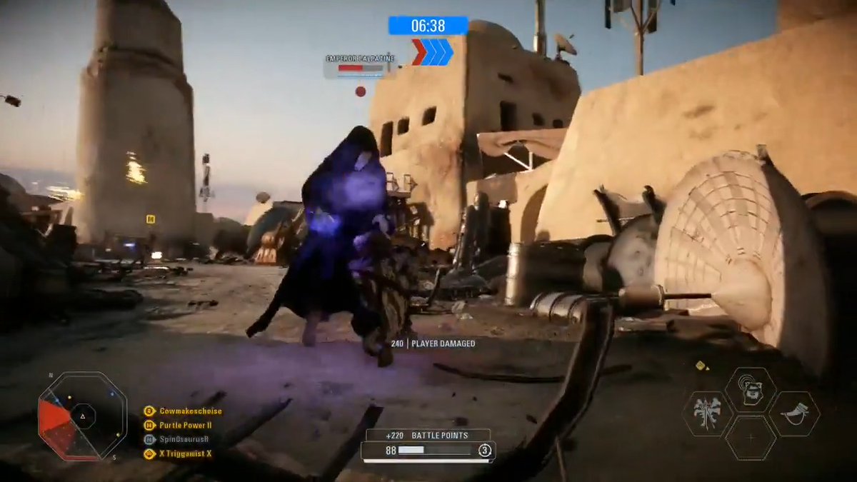 Emperor Palpatine loses a fist fight vs an Ewok in Battlefront 2 🎥: u/Purple-Equivalent-33