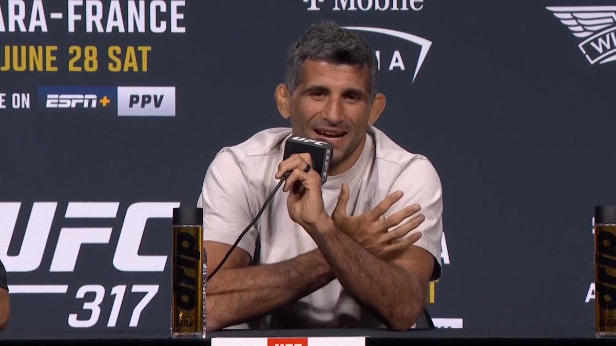 😂💀 Renato Moicano goes off on UFC 317 press conference : "I am 15 days younger than you motherf***r." 🎥 UFC