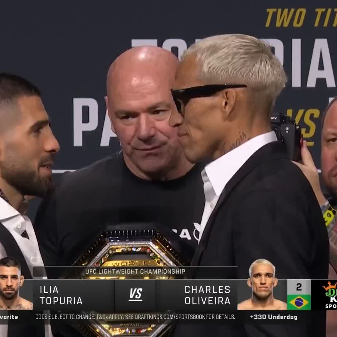 トプリア×オリベイラ フェイスオフ！ #UFC317