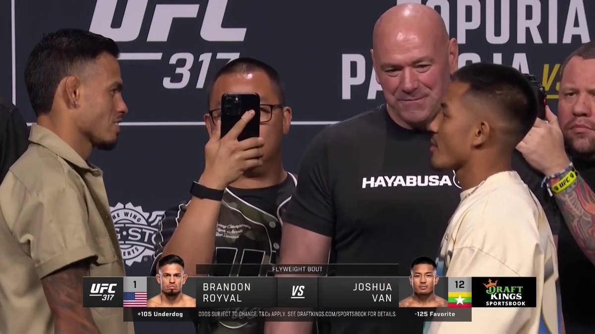 ロイバル×ヴァン フェイスオフ！ #UFC317