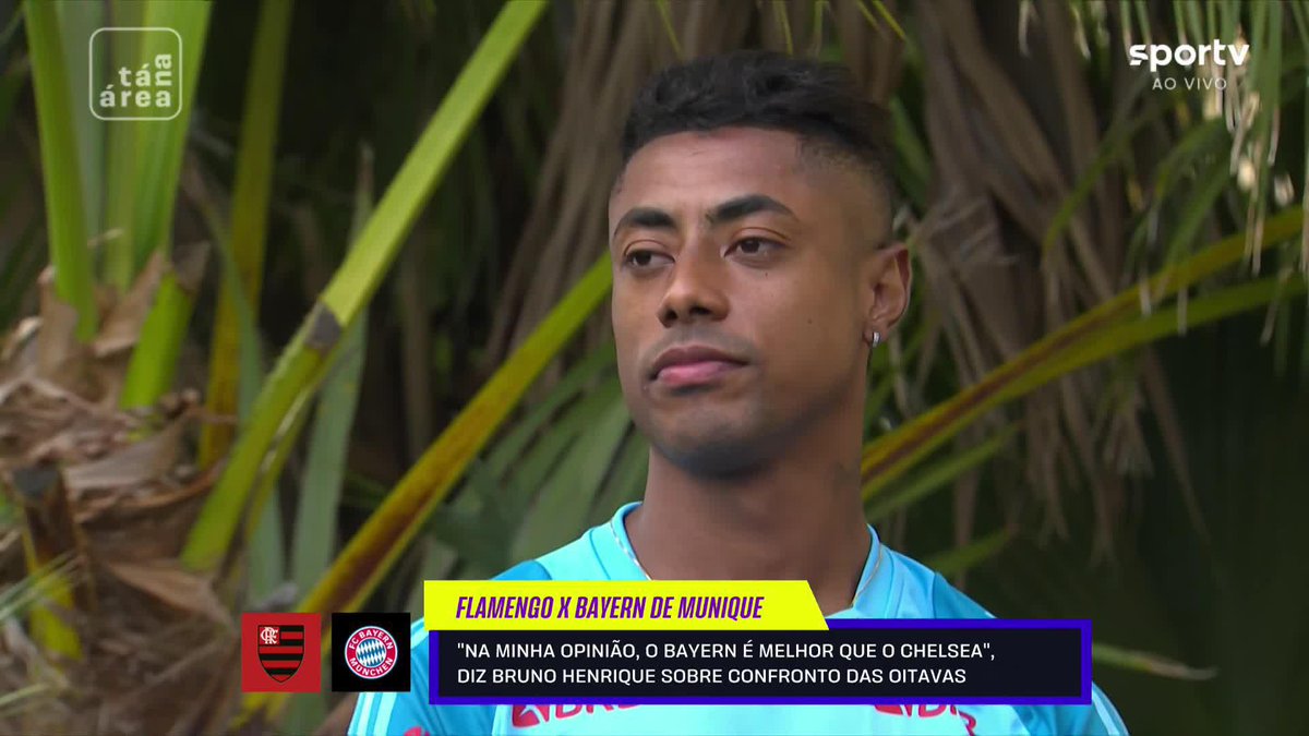 Com experiência no futebol alemão atuando no Wolfsburg, Bruno Henrique citou algumas lembranças dos confrontos contra o Bayern, adversário do Flamengo nas oitavas da Copa do Mundo de Clubes. #CopaDoMundoDeClubes