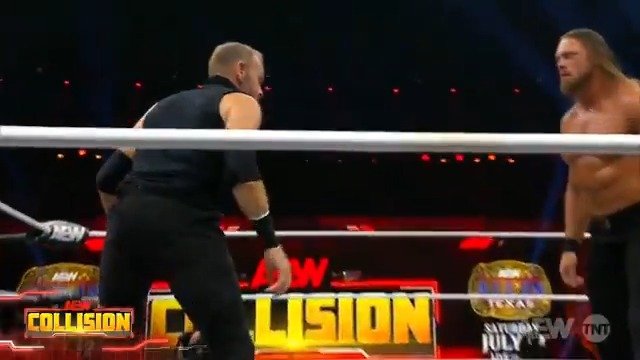 "The Patriarch" Jay 'Christian' Reso was like, "NOPE!" Watch #AEWCollision on TNT &amp; MAX