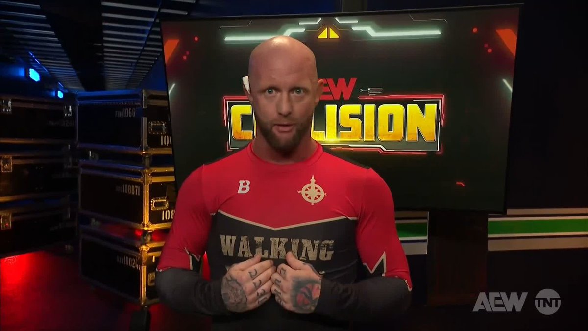 The Josh Alexander steps up and answers the TNT Title Open Challenge, looking to dismantle Adam Cole! Watch #AEWCollision on TNT &amp; MAX