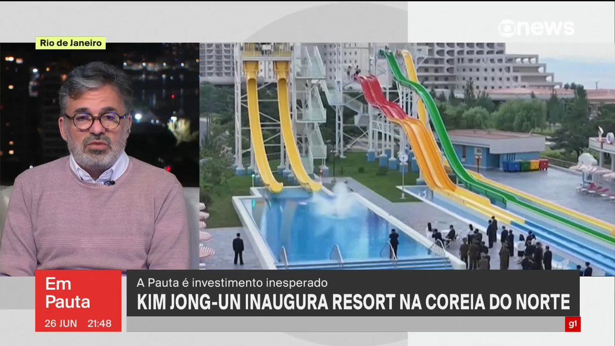 Kim Jong-un inaugura resort na Coreia do Norte. O objetivo do ditador é atrair o turismo internacional. ➡ Assista ao #EmPauta: #GloboNews