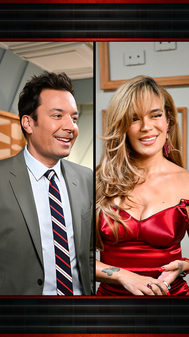 .LABICHOTA is a mamacita 🧡 #KarolGonFallon #FallonTonight