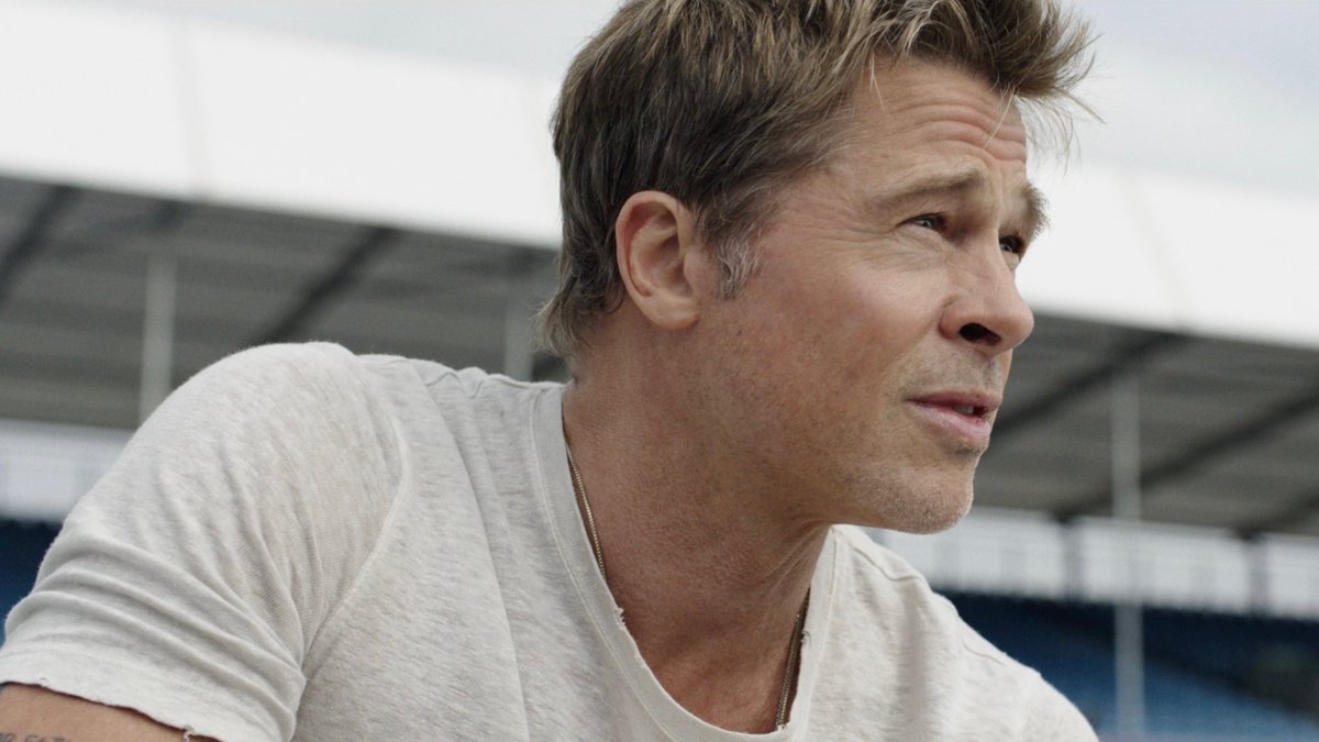 Brad Pitt, driving for real. #F1TheMovie — In theaters tonight