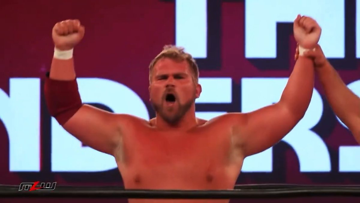 After DDT’ing his Rogue Horsemen teammate at MLW War Chamber, Brock Anderson pulls out the maneuver again to pull out the singles victory! #MLWBeasts continues ▶️