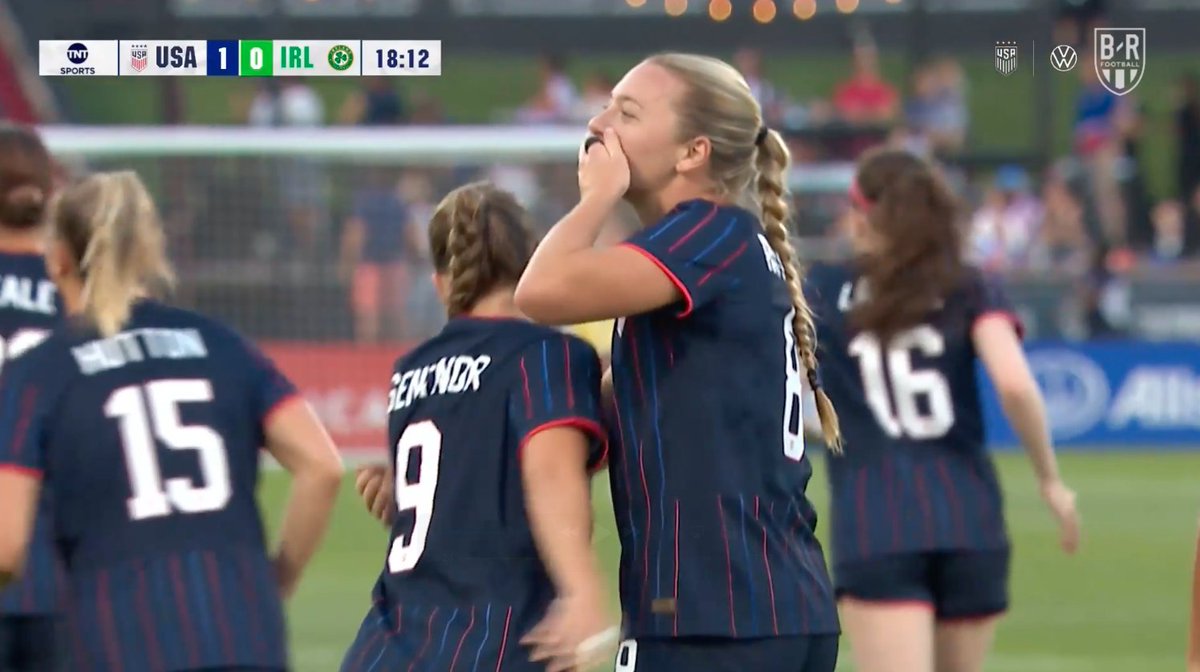 Rose Lavelle ➡️ Avery Patterson 💥 Watch USA vs. Ireland on TBS, truTV and Max 📺