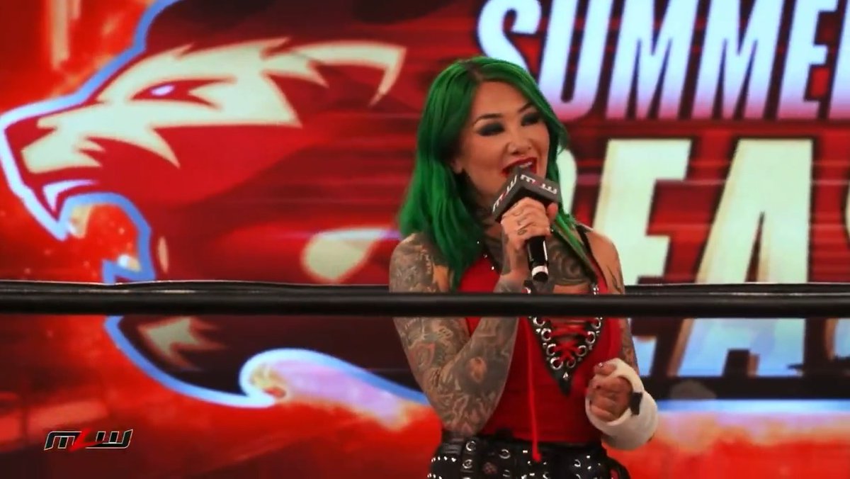 SHE’S HERE! Shotzi has arrived in MLW and she is impressed by Yuki Kamifuku! #MLWBeasts ▶️