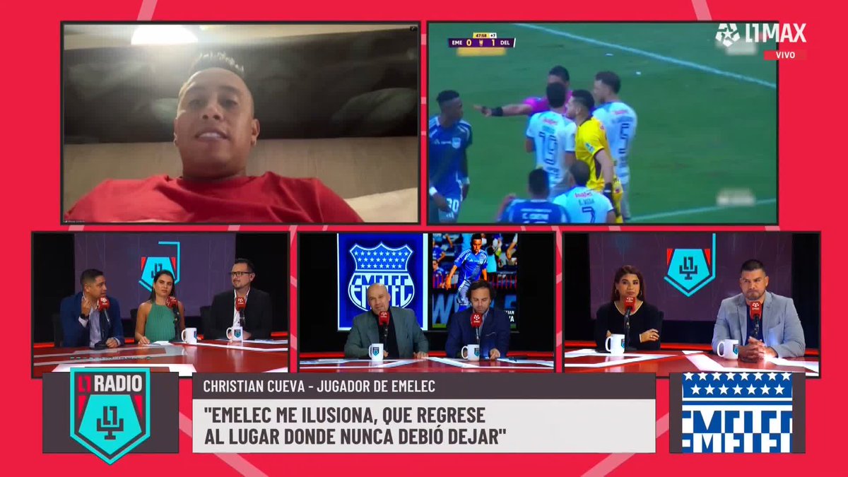 🎙#ENVIVO CHRISTIAN CUEVA Y SU GUIÑO A #SPORTBOYS: "ES UN EQUIPO QUE SIEMPRE ME HA LLAMADO LA ATENCIÓN" #L1Radio 📺 Conoce cómo ver L1MAX en vivo 👉