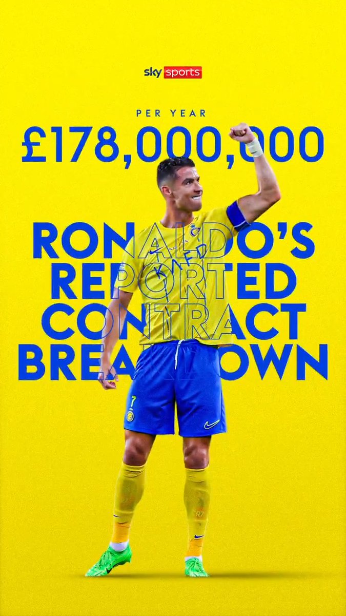 Cristiano Ronaldo’s reported new salary at Al Nassr is eye-watering 😳💰