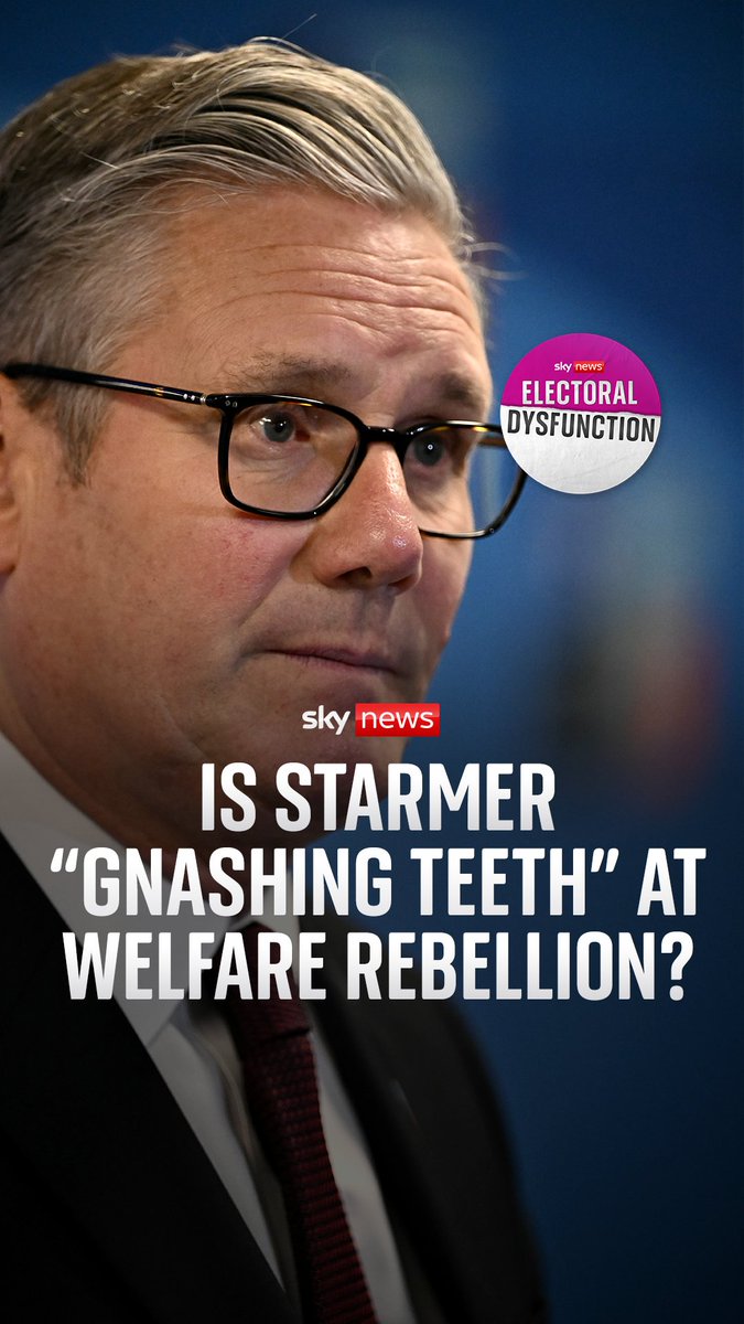 The government has made an offer to MPs prepared to rebel over welfare reforms. Harriet Harman explains to Beth Rigby and Ruth Davidson how Keir Starmer might be feeling inside after this week #ElectoralDysfunction 🎧: 📺: