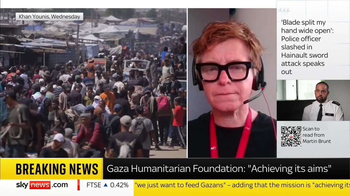 'We are here to alleviate the suffering of children, and we're not able to do that.' Save the Children's humanitarian director for Gaza reacts to the $30m funding that has been granted by the US State Department to the controversial aid group Gaza Humanitarian Foundation.