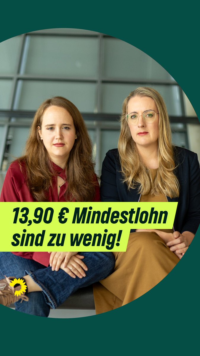 Das Ergebnis beim #Mindestlohn: ernüchternd! Menschen müssen von ihrer Arbeit nicht nur überleben, sondern gut leben können. 13,90 Euro sind dafür viel zu wenig. Unser Appell an Bärbel Bas: Halten Sie Wort und sorgen Sie für einen Mindestlohn von 15 Euro! 1/2