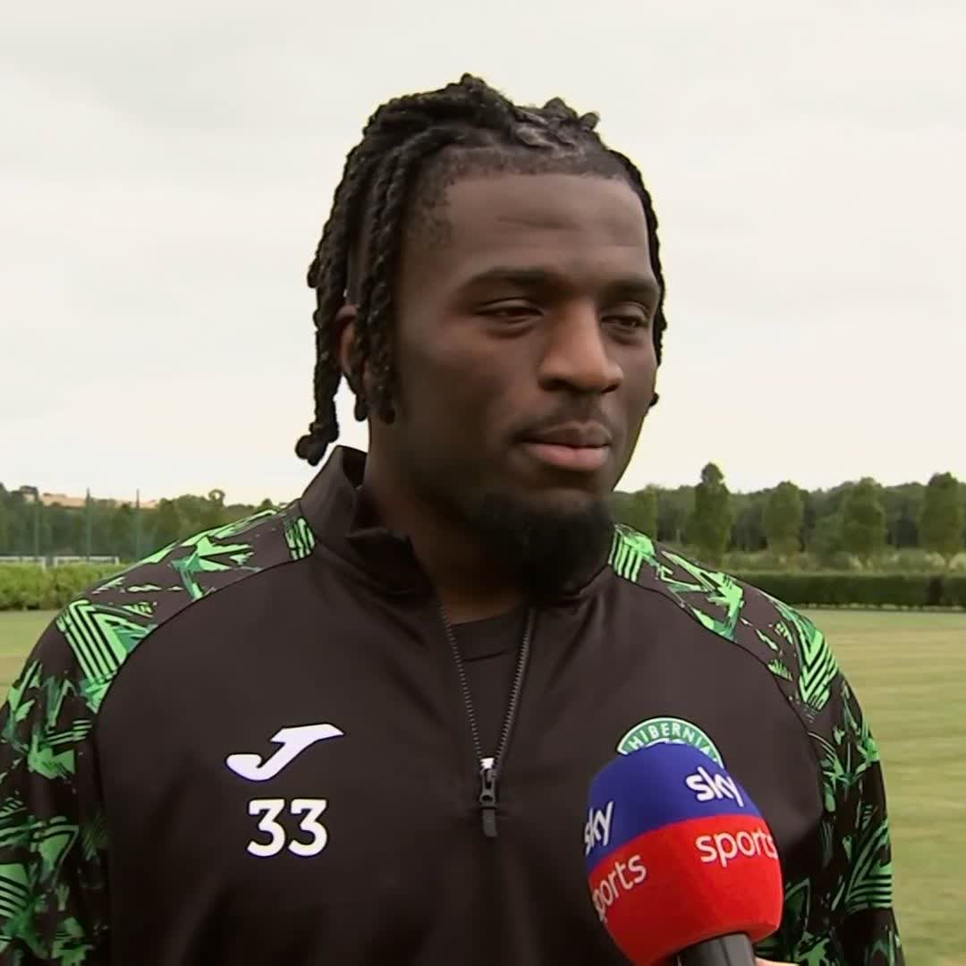 💚 "I had some interest... but home is where you feel loved." Rocky Bushiri discusses the future after signing a new three-year deal at Hibernian ⤵️