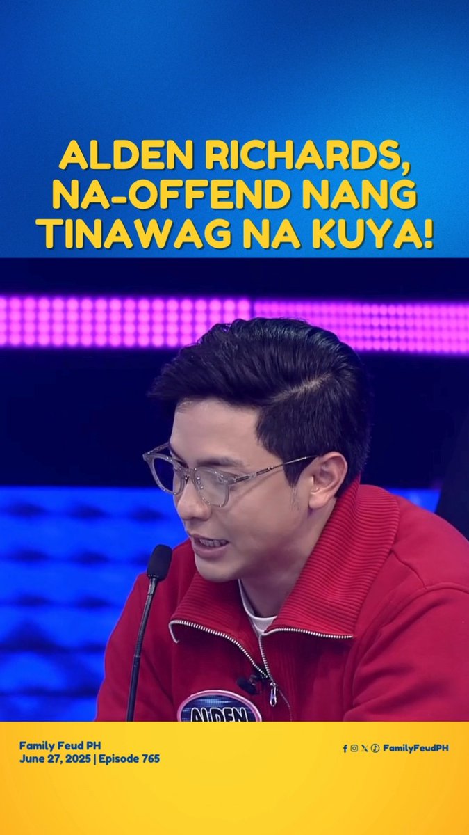 Ganyan ba ang mukhang pagod, Alden!! Paano naman kami? #FamilyFeudPH #FamilyFeud #DingdongDantes #540NaFamilyFeudNa #MoreTawaMoreSaya #StarsOnTheFloor