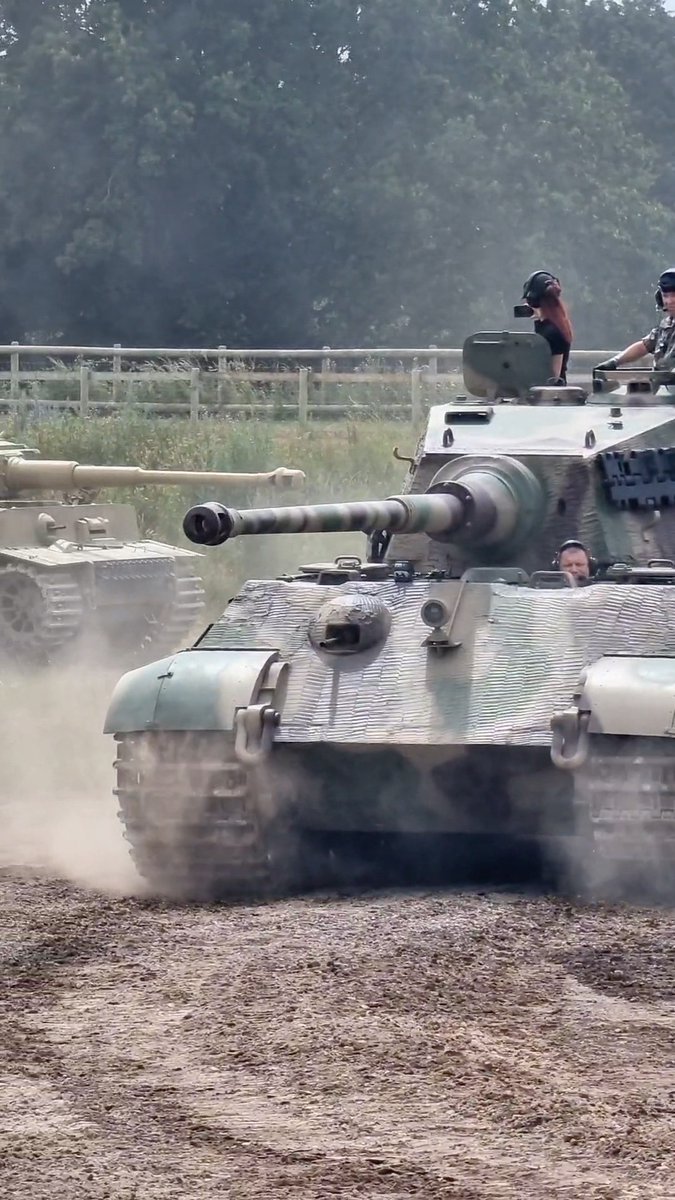 A WORLD FIRST! The world’s only running Tiger tank, running in the The Tank Museum arena alongside the world’s only running King Tiger. A proud collaboration between The Tank Museum, World of Tanks, and the Museedesblindes - bringing this remarkable sight to the crowds here at TANKFEST 2025!