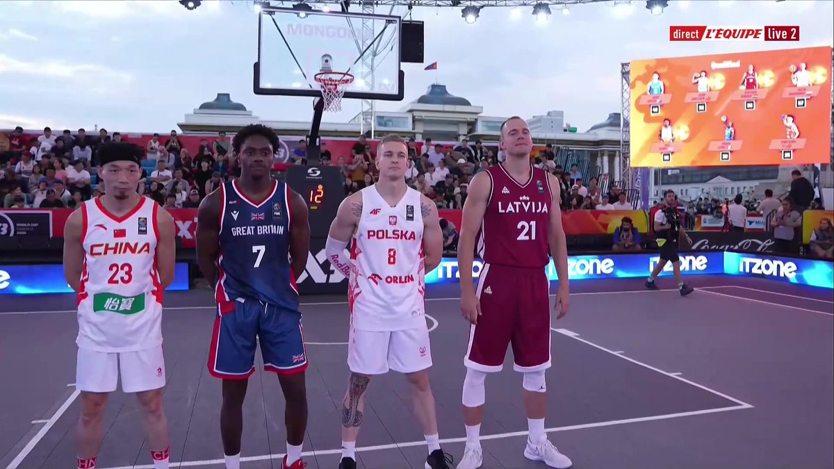 C'est finalement le Polonais Piotr Grabowski, le Britannique Joel Henry, le Letton Kristaps Dārgais et le Chinois Chen Dengxing qui s'affronteront lors de la finale du concours de dunk !