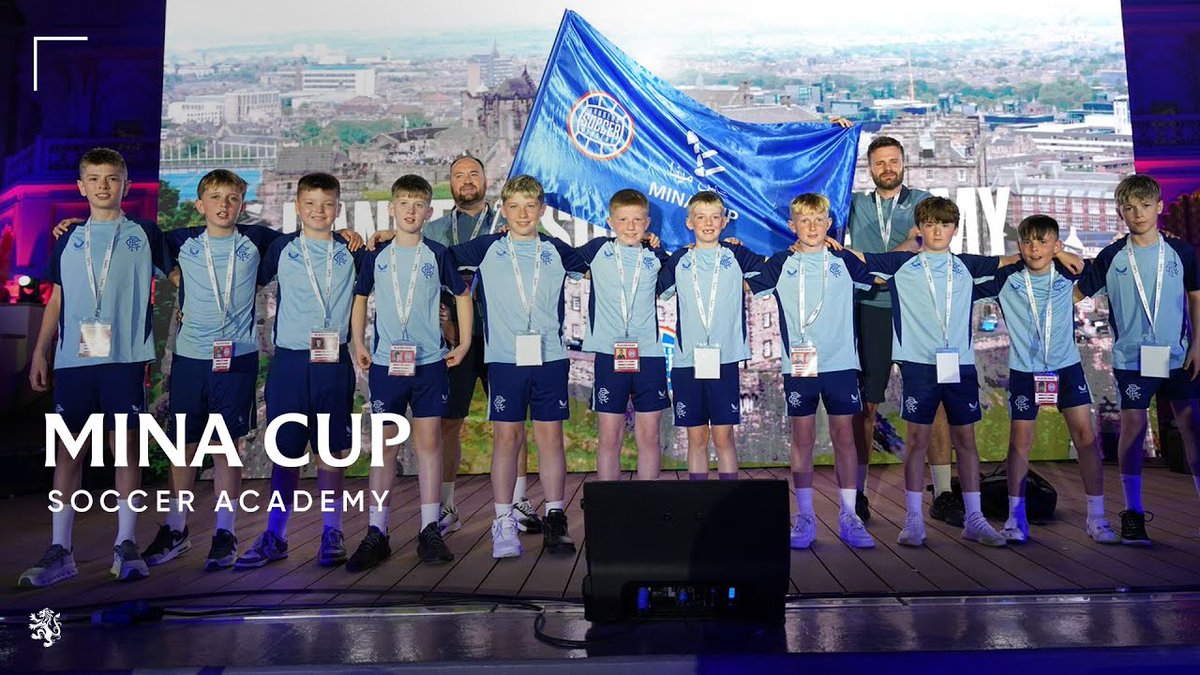 💙 Rangers Soccer Academy were represented at the prestigious Mina Cup in Dubai earlier this year. An Under-12s side made up of players from the Soccer Academy’s domestic programmes in Northern Ireland and Scotland, as well as the Academy in Abu Dhabi, made the trip.