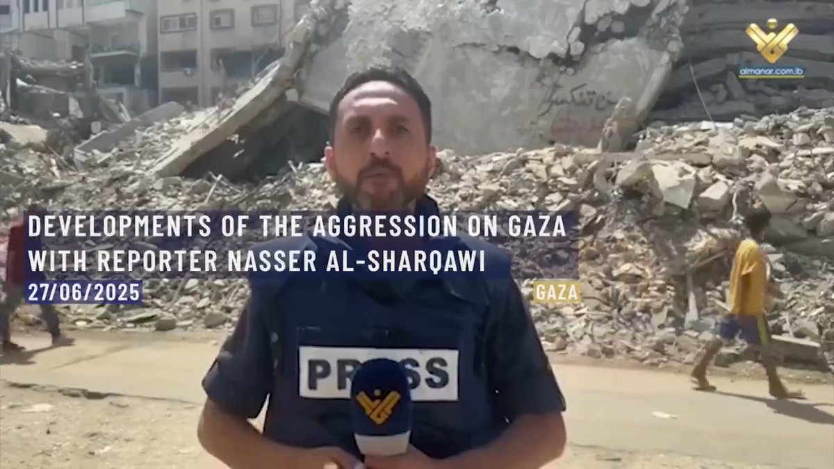 ⚡️⭕️ Coverage of the latest field updates in the Gaza Strip, as the occupation continues its assault amid rising numbers of martyrs and widespread destruction. Palestine, Gaza. 27th of June, 2025.