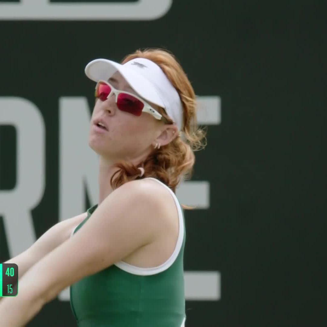 turned the set around 🔃 Maya Joint secures the opener 7-5! #LexusEastbourneOpen