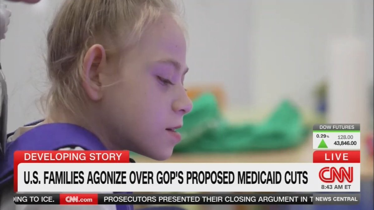 Mother on Republican cuts to Medicaid: "I do not have my daughter enrolled on Medicaid so that we can have fancy things. I have my daughter enrolled in Medicaid so that we can keep her alive. I'm worried the red tape is going to affect our Medicaid and that as a result, I'm going to lose my daughter"