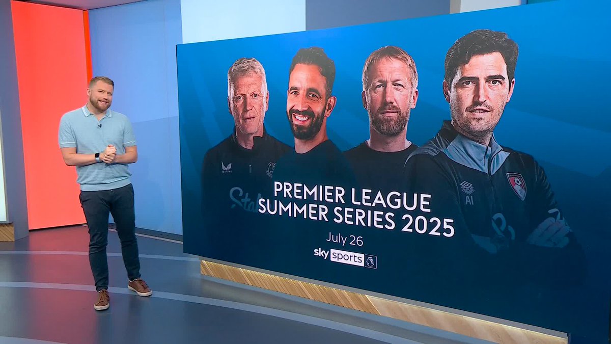 BREAKING: The Premier League Summer Series in USA featuring Man United, Everton, Bournemouth and West Ham will be shown live on Sky with the competition starting on July 26th 🚨⚽