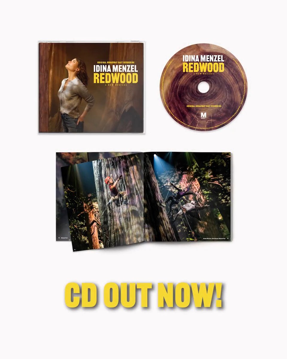 .@RedwoodMusical cast album out on CD today. 💛