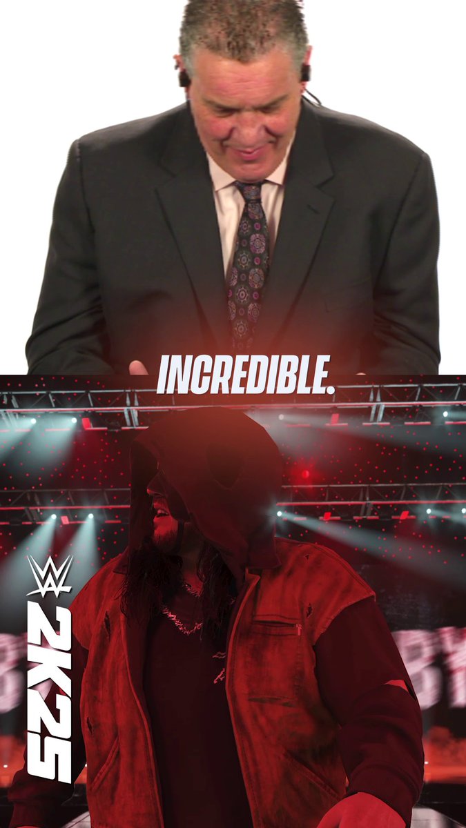 Such a heartfelt reaction! 🥰 Abyss reacts to seeing himself for the first time in #WWE2K25! 🤝 Grab the Dunk &amp; Destruction Pack TODAY!