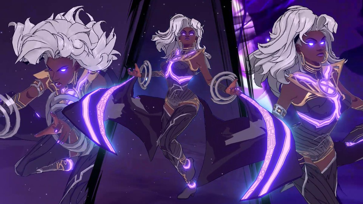 🌪 Meet Storm, the fearless mutant who controls the weather and fights for justice. Join her in MARVEL Mystic Mayhem as she battles for what is right and protects the innocent! Download for free and play now: #MarvelMysticMayhem