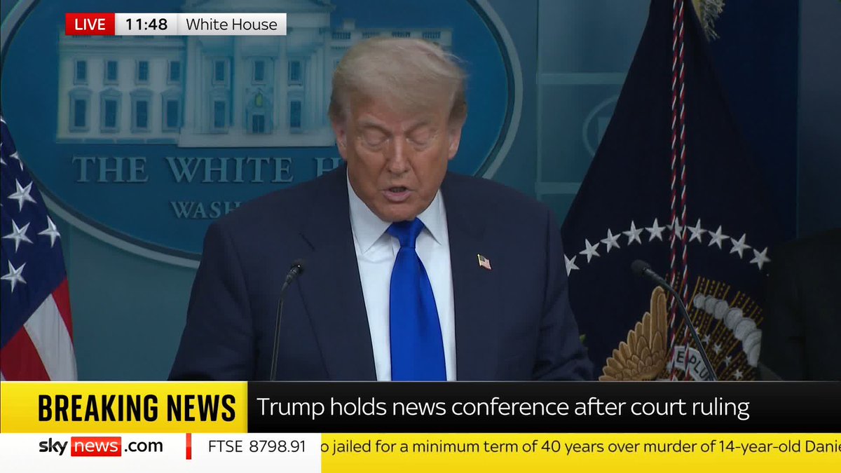 President Trump calls the Supreme Court ruling on birthright citizenship a 'giant win'. 📺 Sky 501, Virgin 602, Freeview 233 and YouTube