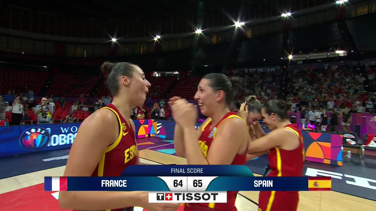 SPAIN ARE GOING TO THE FINAL! 🇪🇸 #EuroBasketWomen | #DareToDream