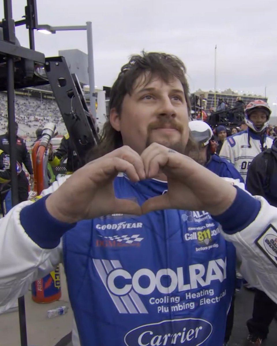 Some say Josh Williams is still waving in the EchoPark Speedway infield. 😂