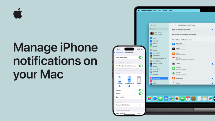 Get your notifications where you want them. Here’s how to manage your iPhone notifications when using iPhone Mirroring.