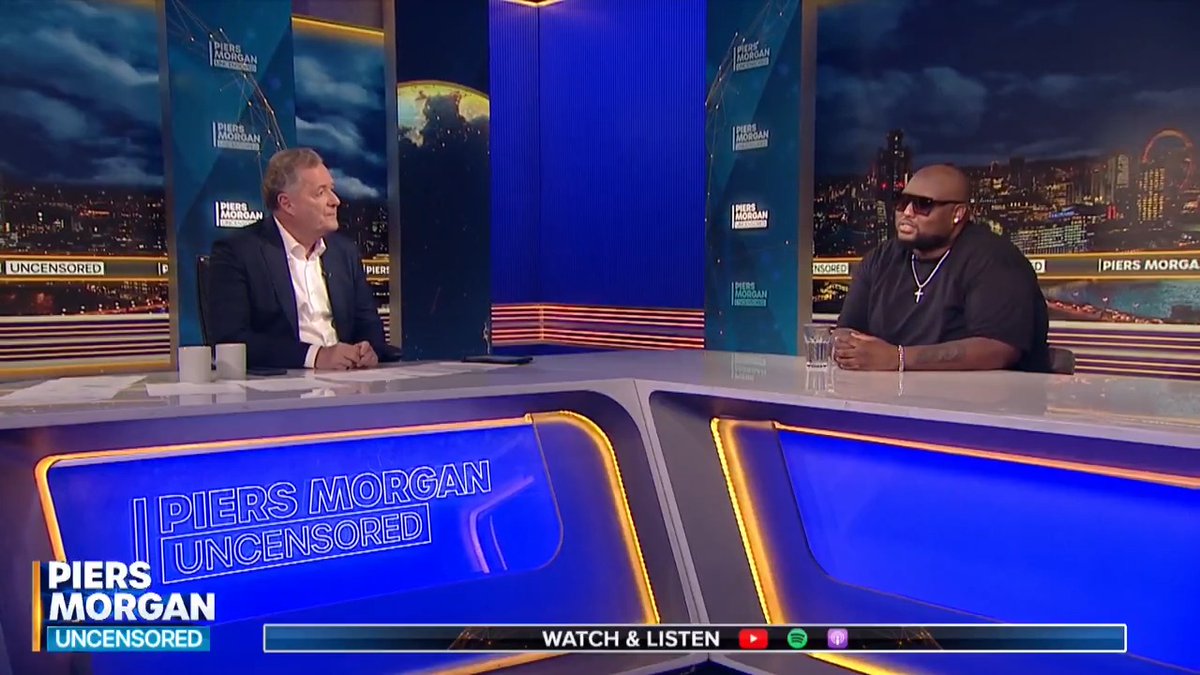 “Due to the situation, the circumstances, I decided that it's probably best for me to live outside of the States... I’ve left." Watch Big Homie's new interview from Piers Morgan's studios - just dropped! 👇 📺 Piers Morgan