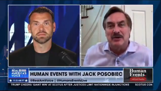 .Mike Lindell tells Jack Poso 🇺🇸: "MyPillow just won a big lawsuit against lawfare."