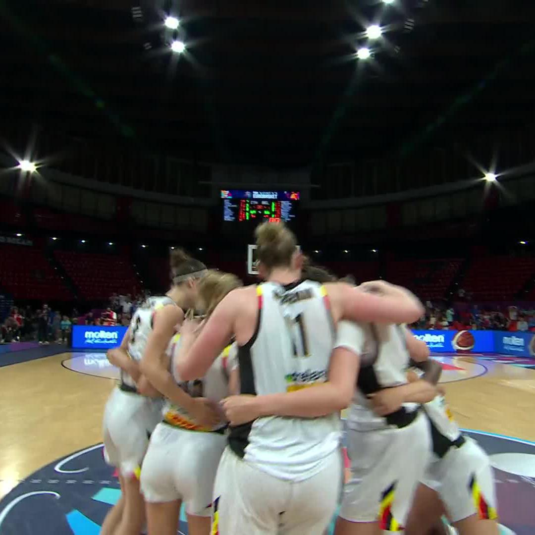 REIGNING CHAMPS ARE GOING BACK TO THE #EUROBASKETWOMEN FINALS!!! 🇧🇪💥