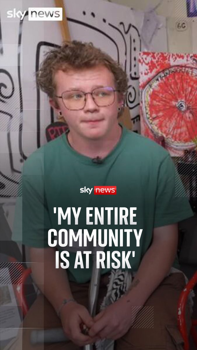 'My entire community is at risk.' 19-year-old disabled artist, Teo, explains to Sky News how he will be impacted by welfare reforms. More on Starmer's bill here: